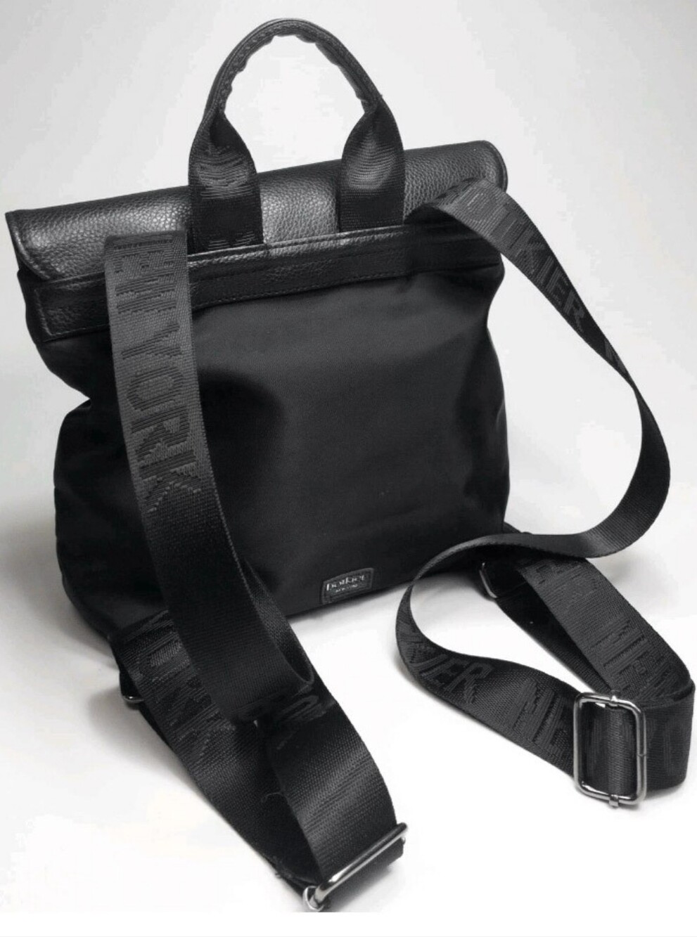 New Sleek Re-Nylon Women's Multipocket York Backpack Black By Botkier